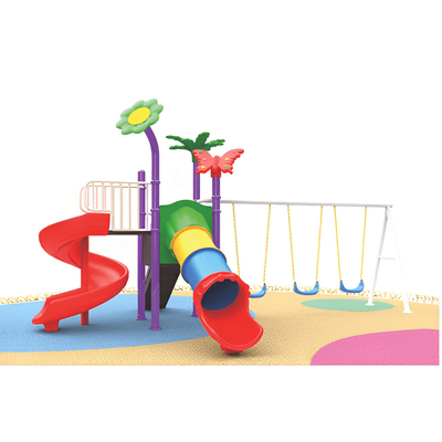 MYTS Mega Pino wavy slide and swings